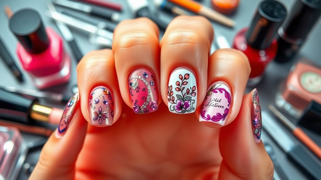 celebrity inspired nail designs