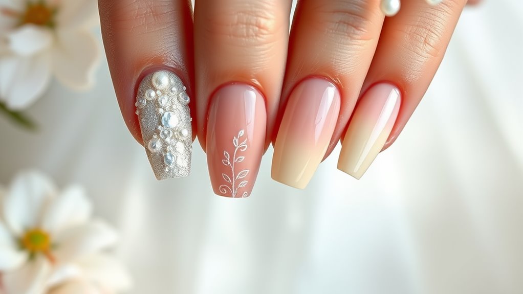 celebrity wedding nail trends