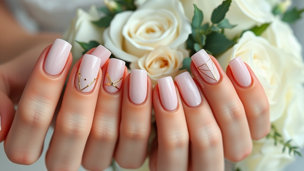 contemporary bridal geometric designs