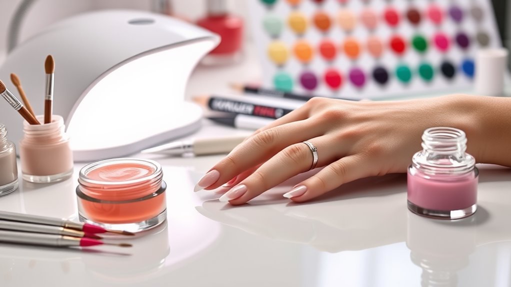 cure and apply gel