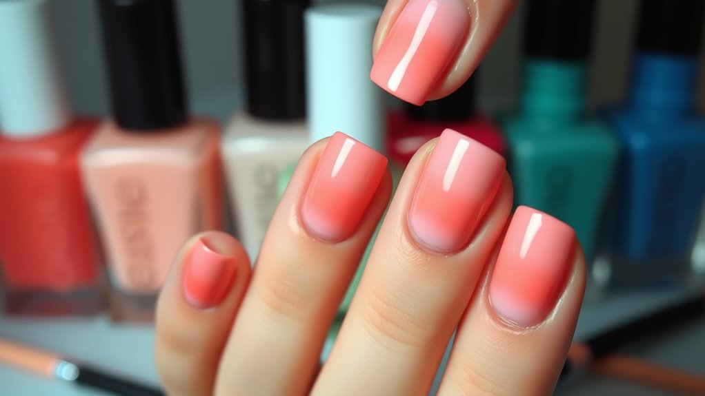 gradient color transition technique