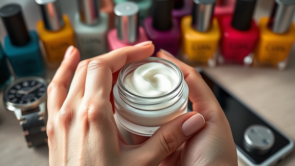 healthy nails need moisture