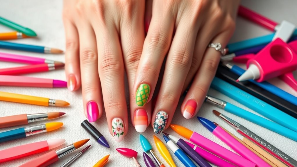nail art technique experimentation