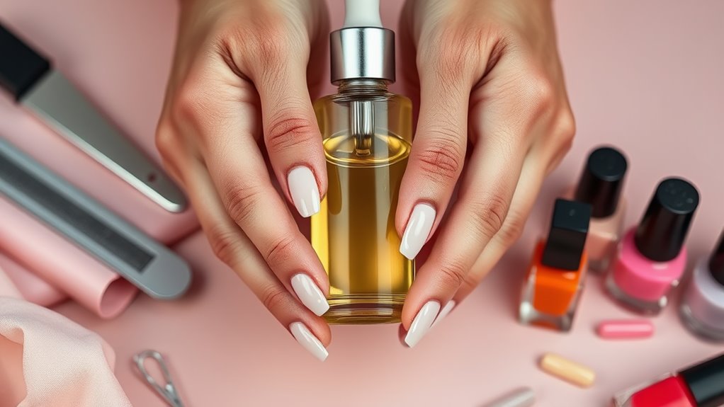 nourish nails with moisture
