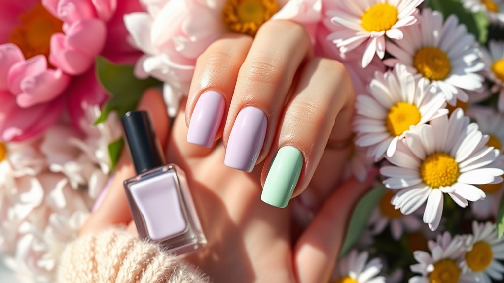 pastel nail polish care