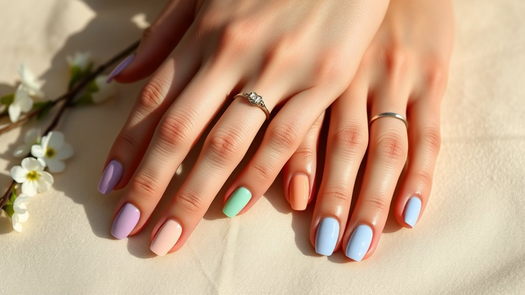 pastel shades for skin tone