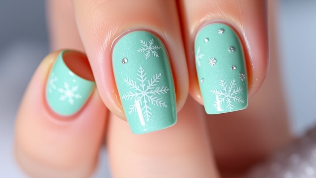 refreshing mint green twist