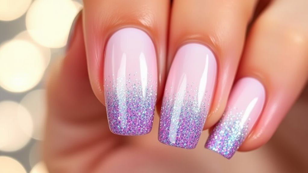 sparkling color transition effect