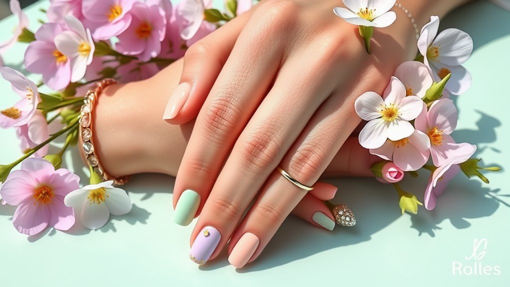 spring 2023 pastel nails