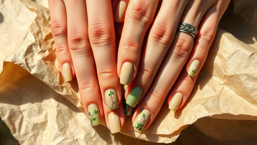 sustainable and creative nail designs