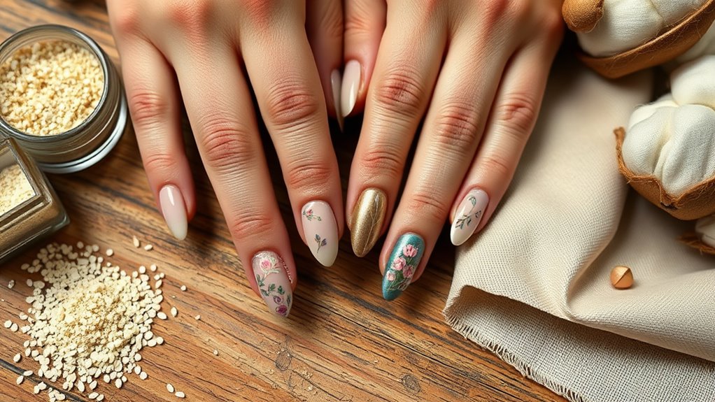 sustainable chic nail design