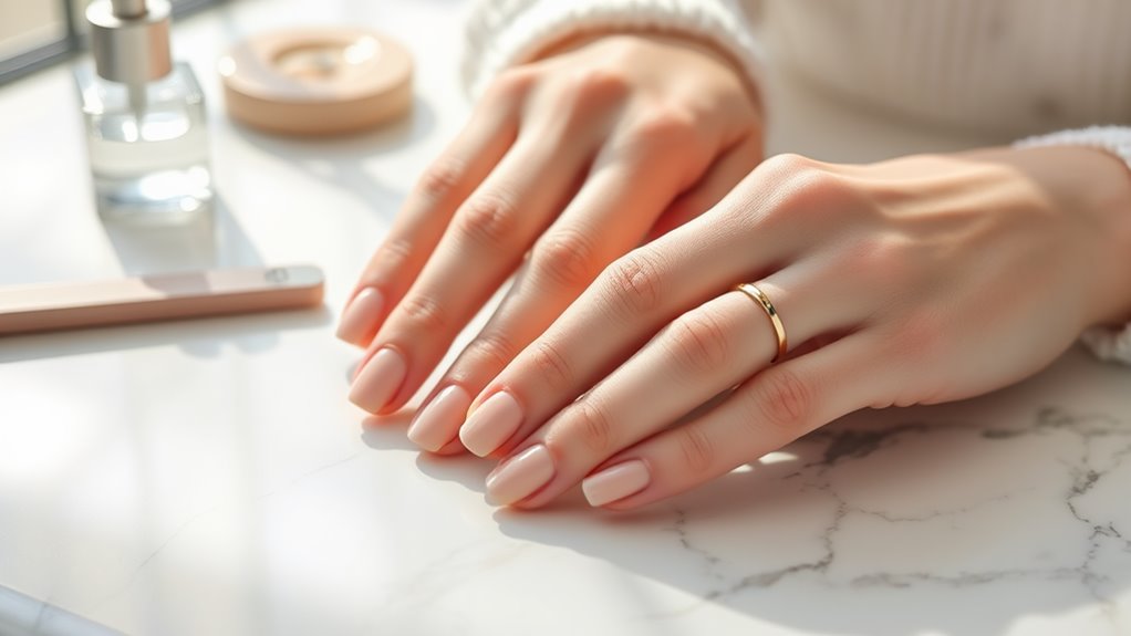 achieving clean girl nails