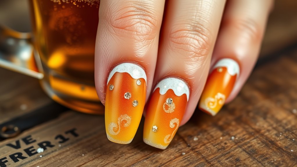 beer day nail care