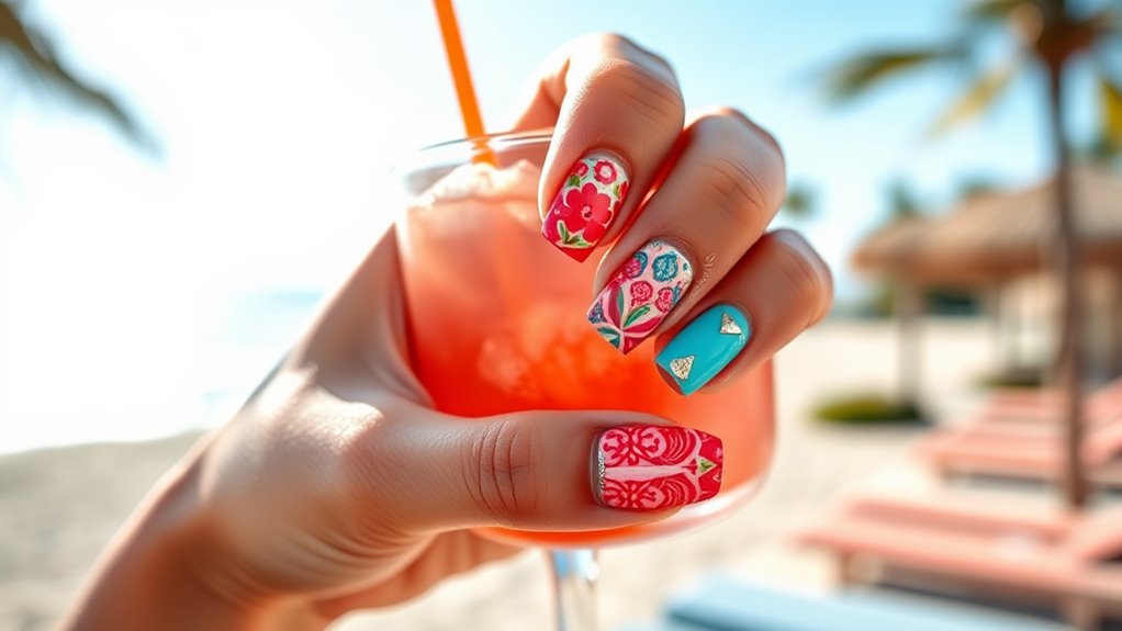 celebrity inspired nail art