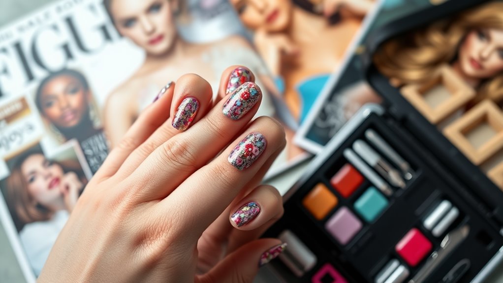 celebrity inspired nail designs