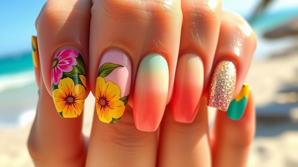 celebrity summer nail trends