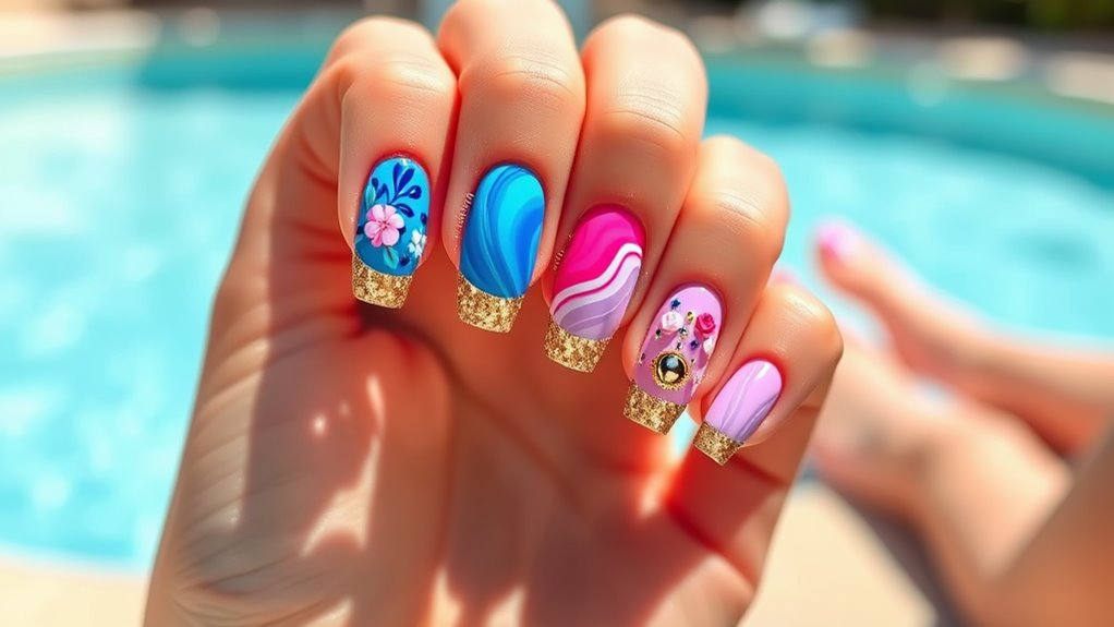 celebrity summer nail trends