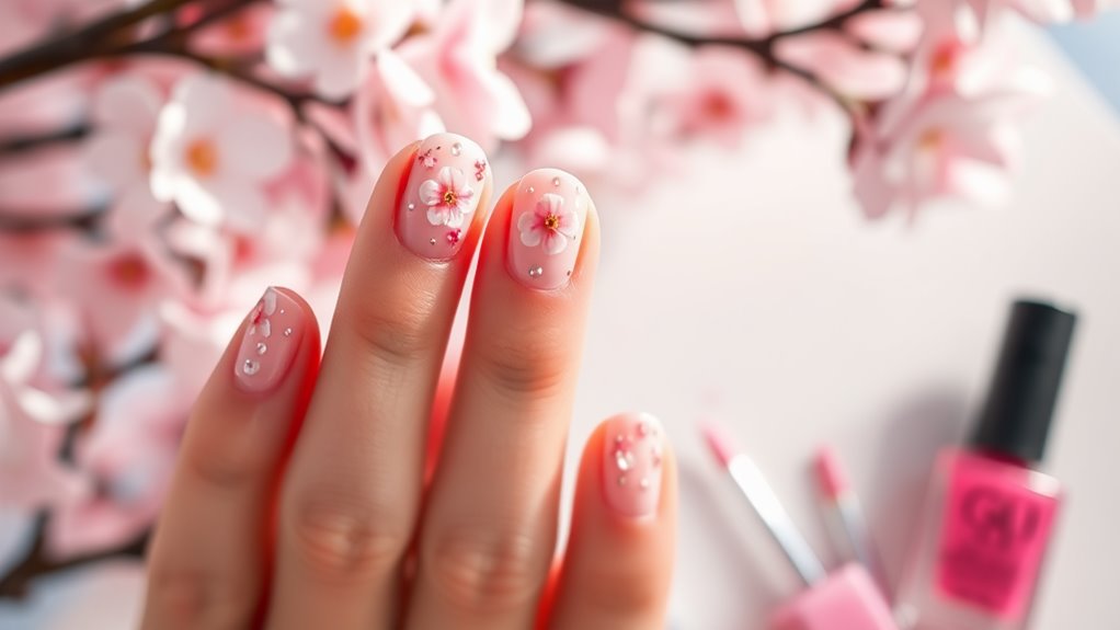cherry blossom nail essentials