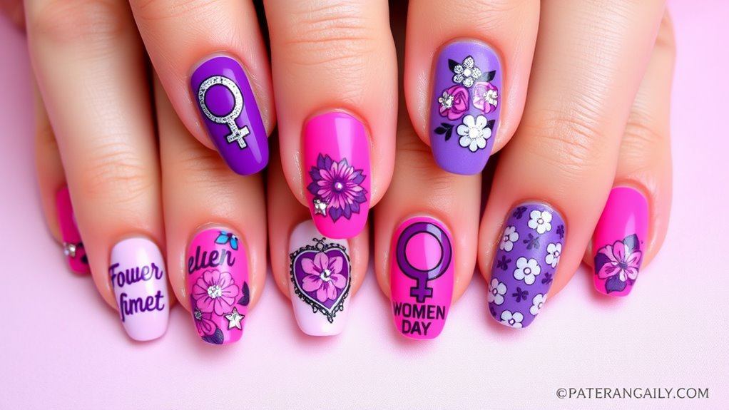 creative nail designs celebration
