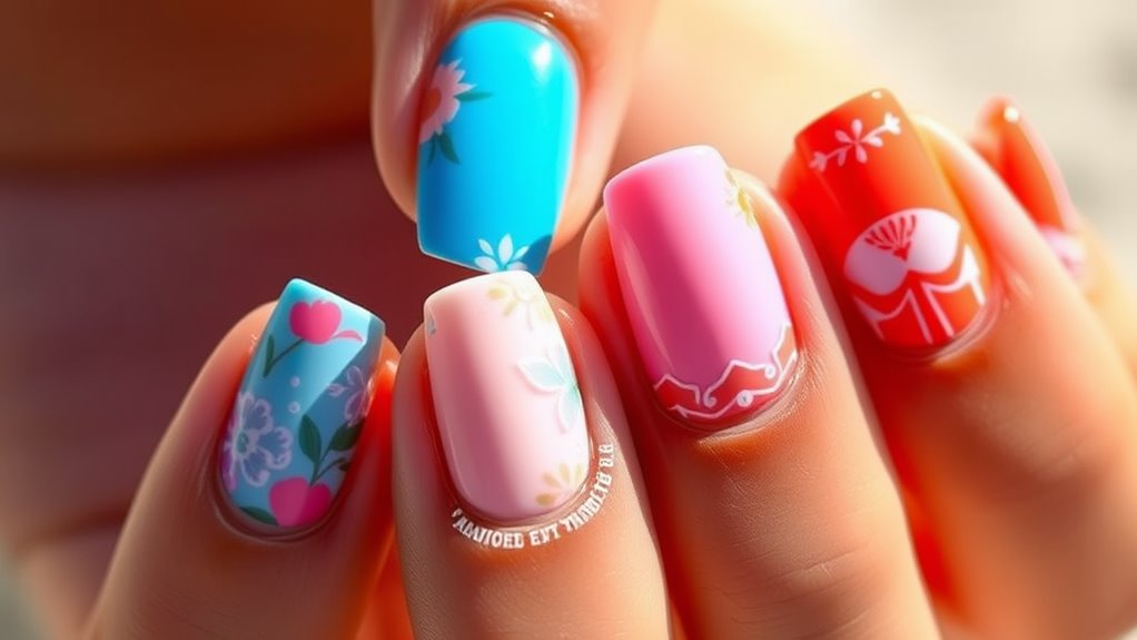 creative three dimensional nail art