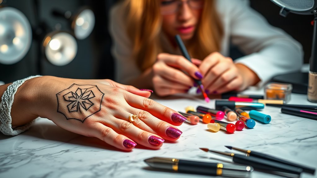 famous figures and nail artists