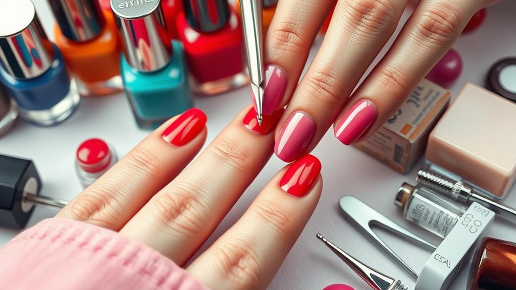 flawless long lasting nails technique