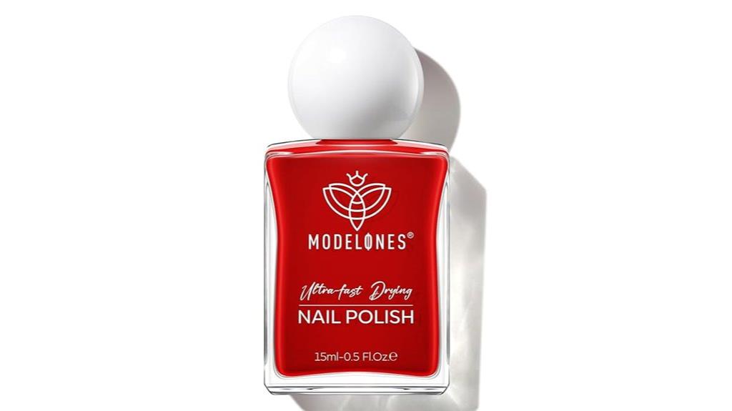 modelones red nail polish