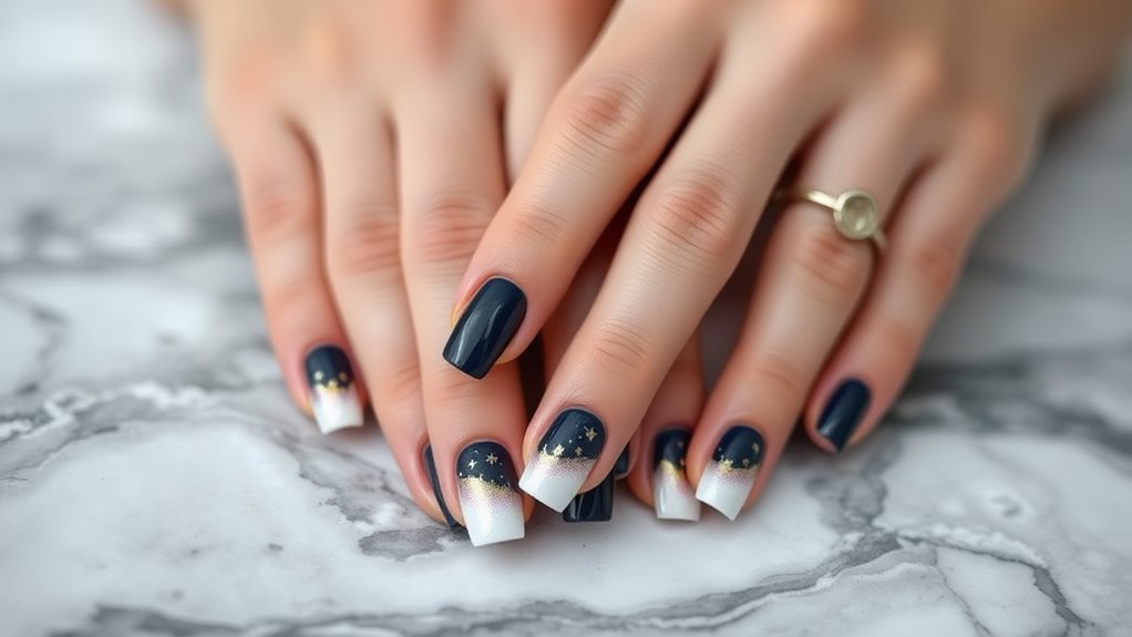 modern french manicure styles