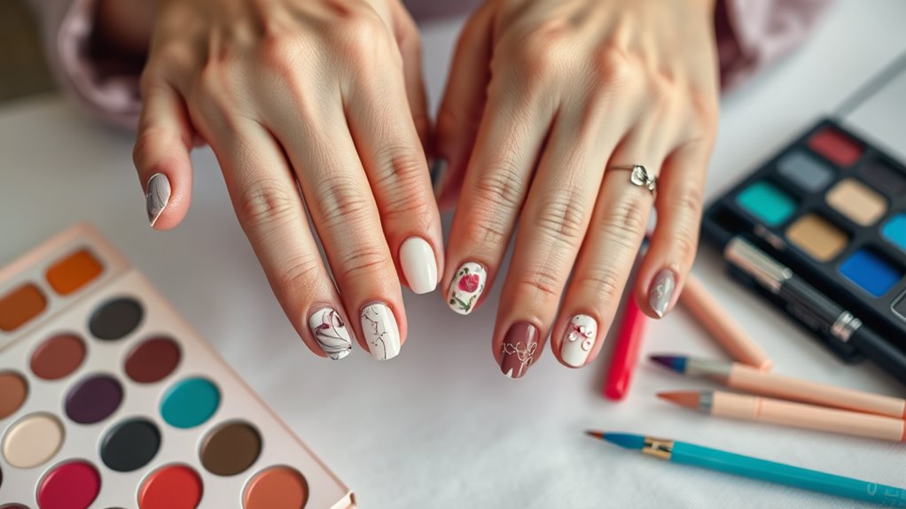 nail art technique exploration