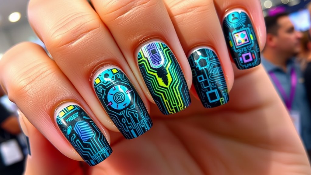 nail art trends in technology