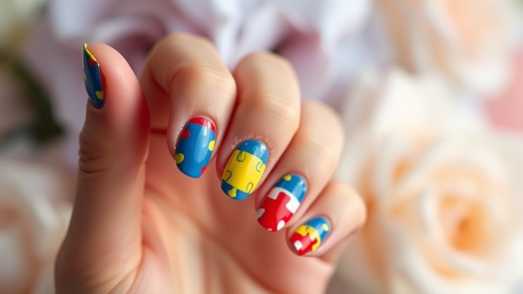 puzzle piece manicure care
