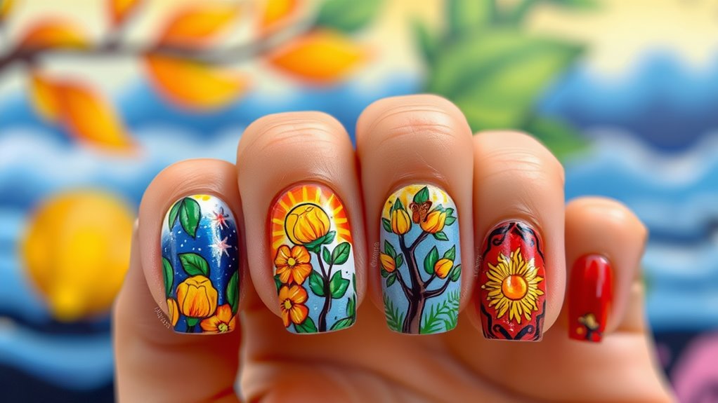 resilient australian nail art