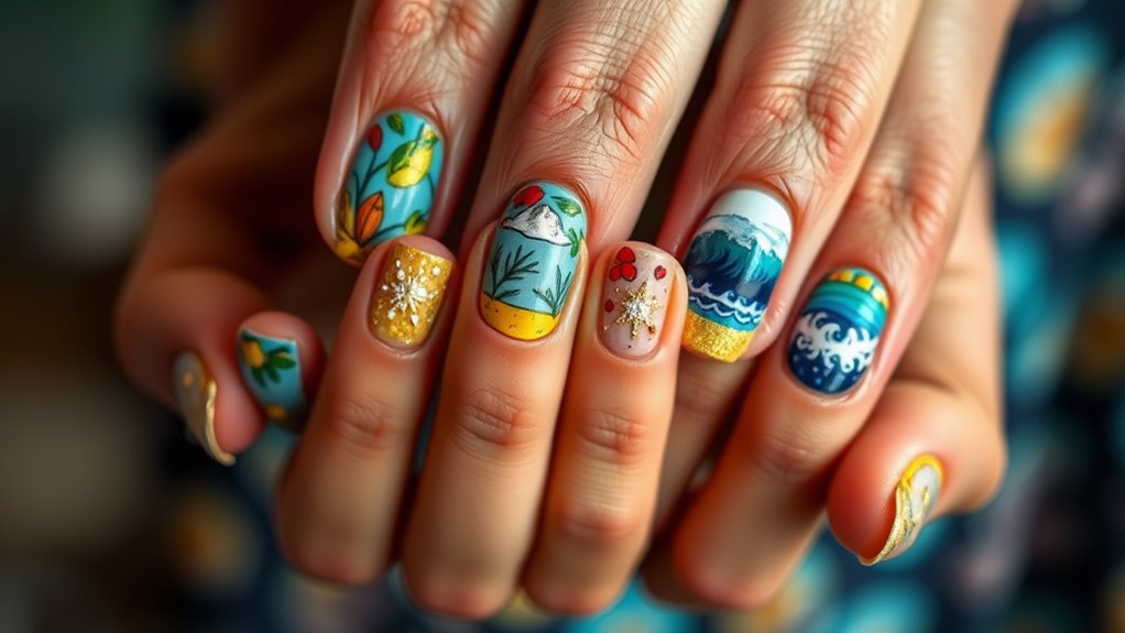 resilient stories through nail art