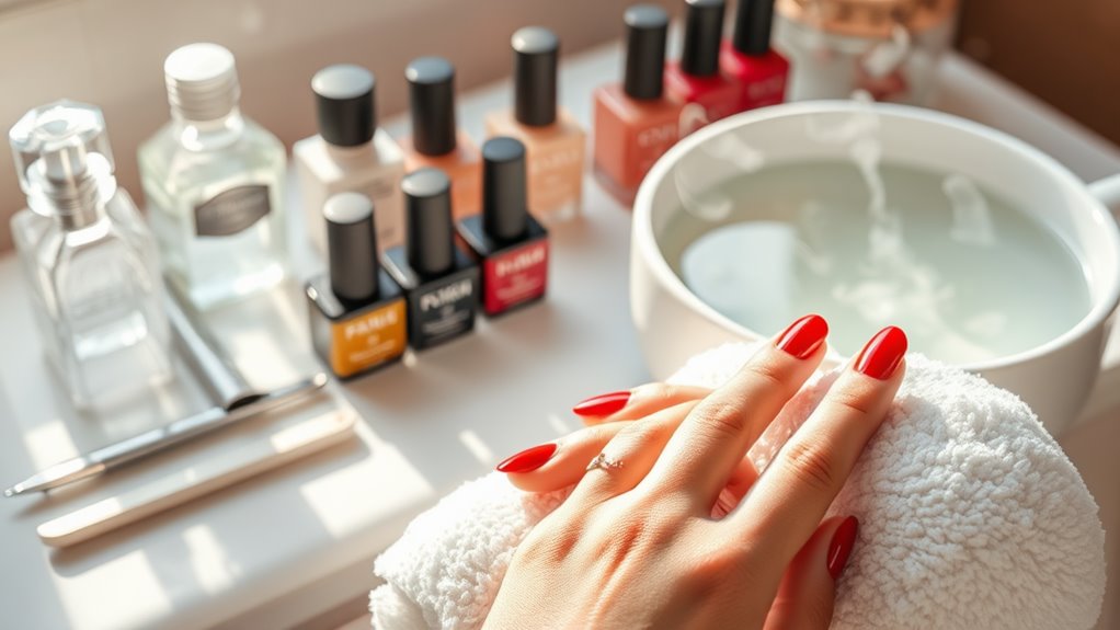 russian manicure at home