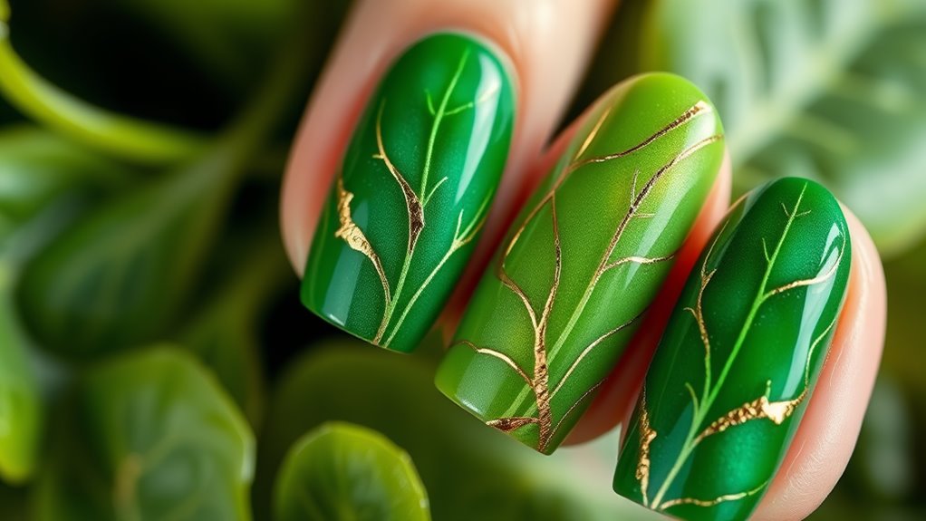 selecting ideal green hues