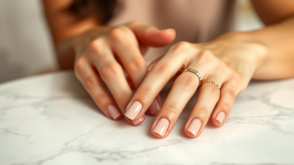 simple elegant nail art