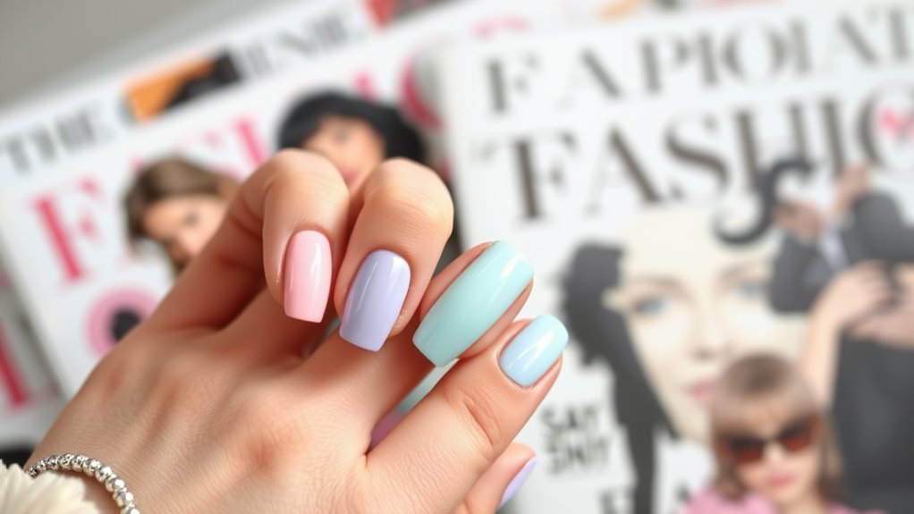 soft pastel colors shine