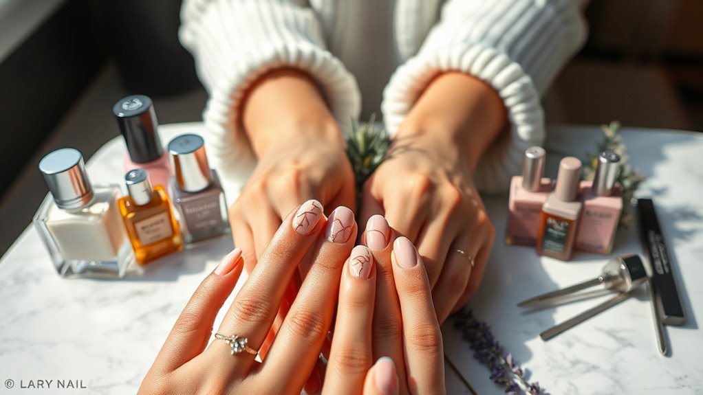 stylish and healthy nails