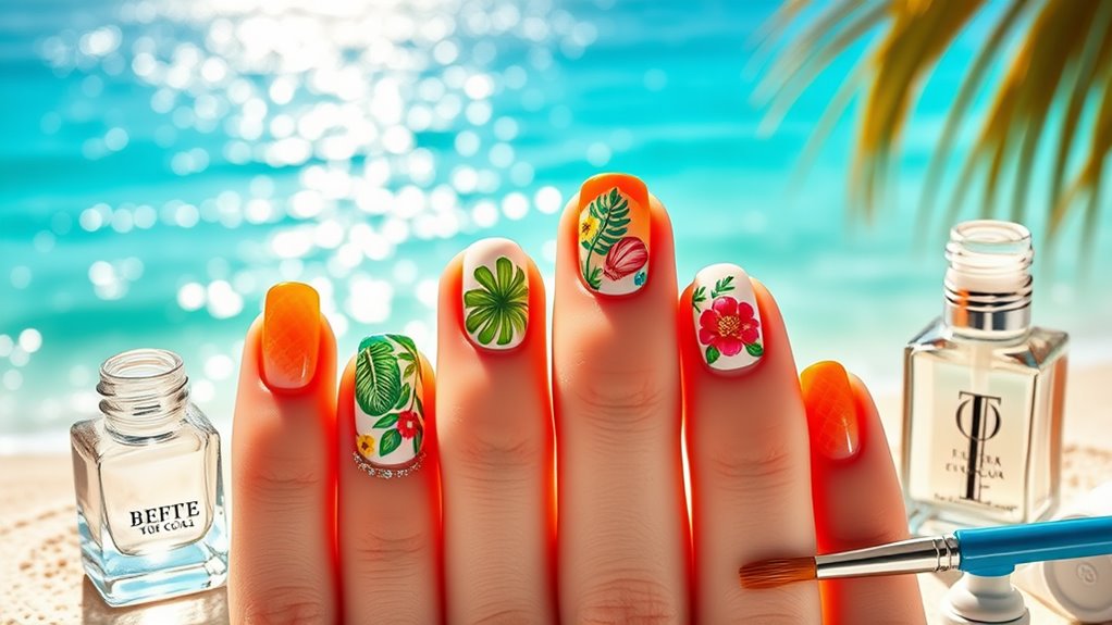 summer nail art care