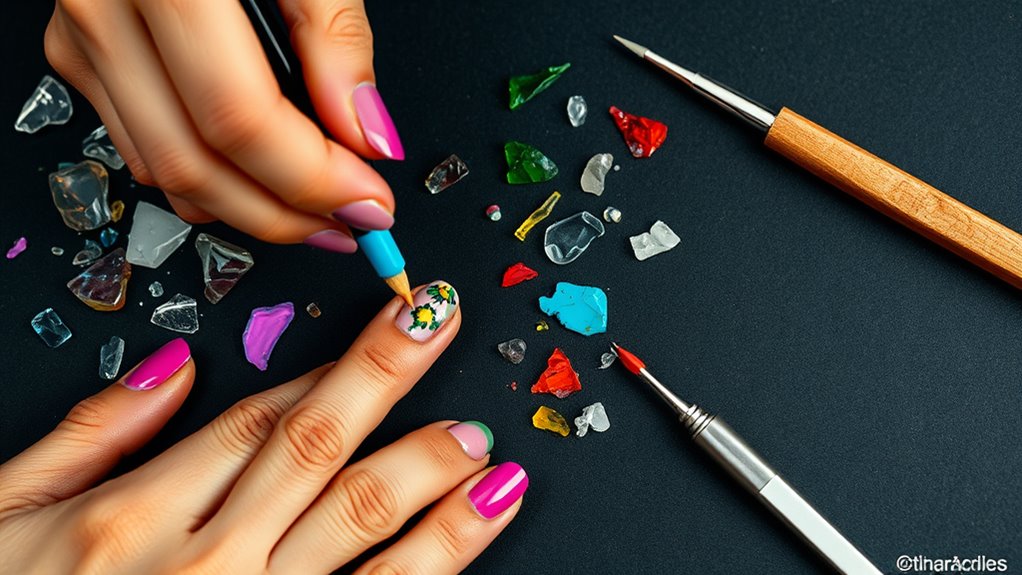sustainable nail art design