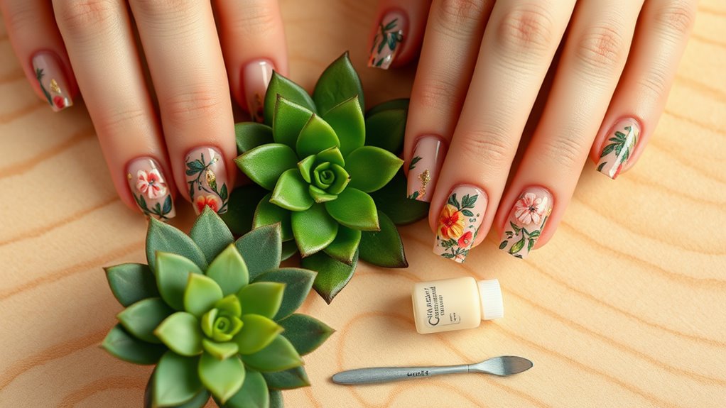 sustainable nail art tutorials