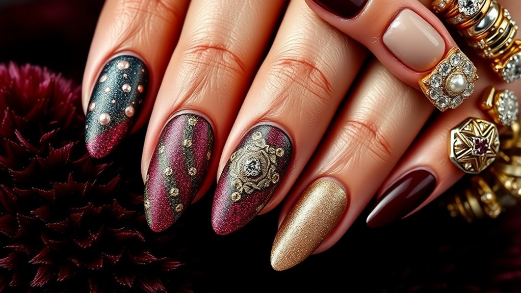 textured nail art trend