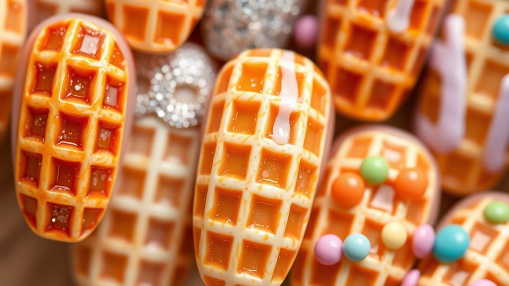 waffle grid pattern instructions