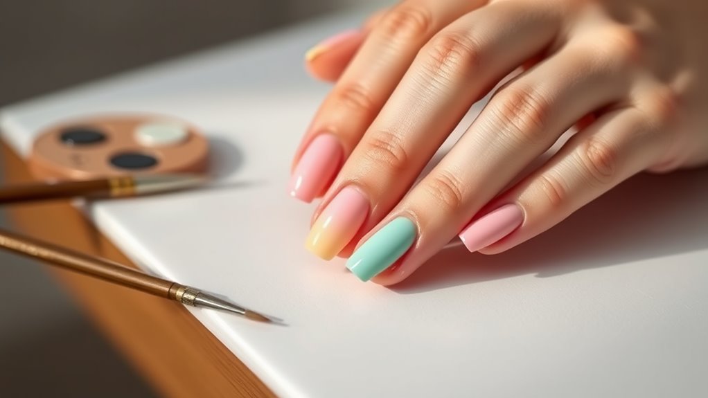 achieve flawless soap nails