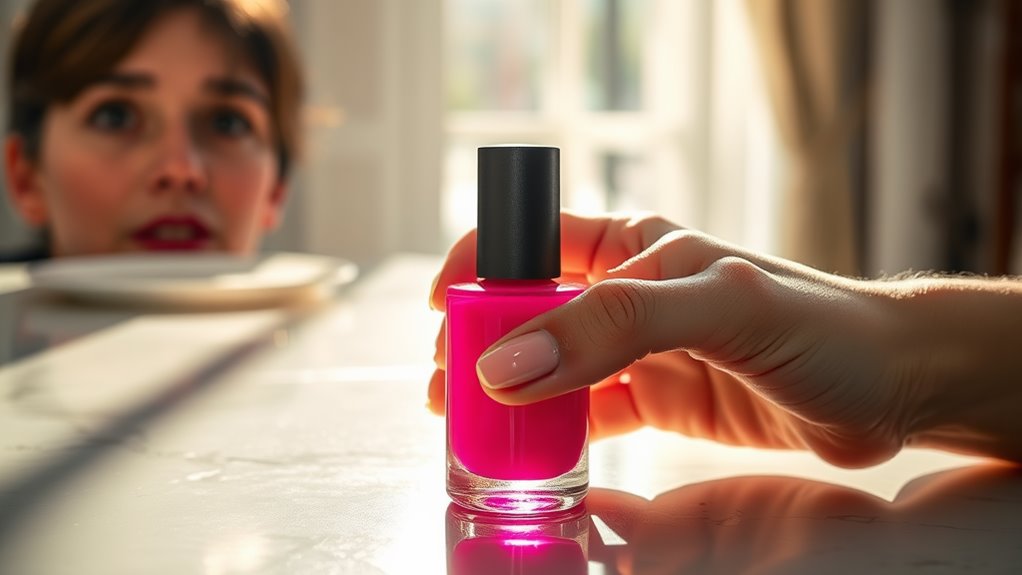 bitter polish deters nail biting