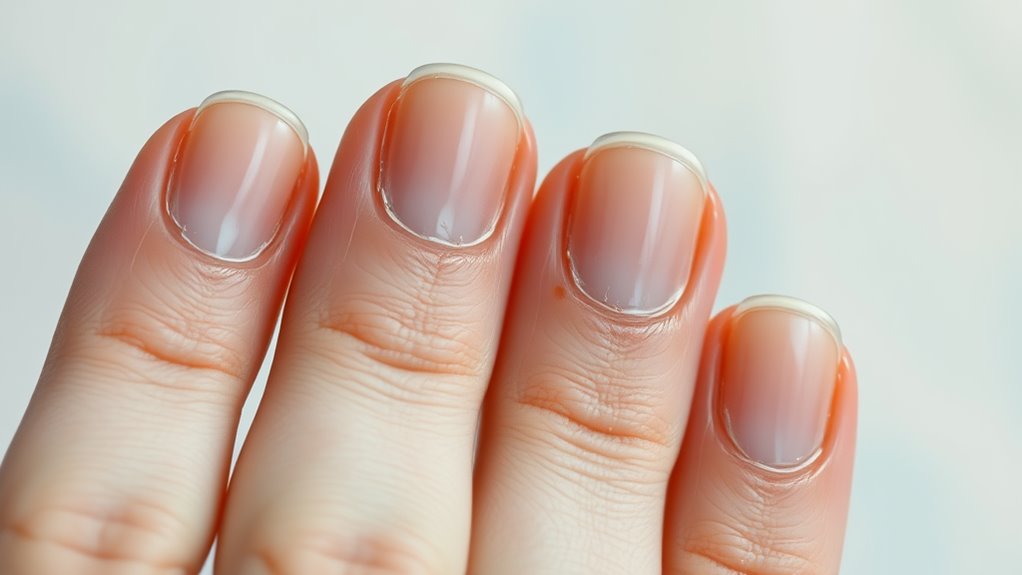 brittle nails due to neglect