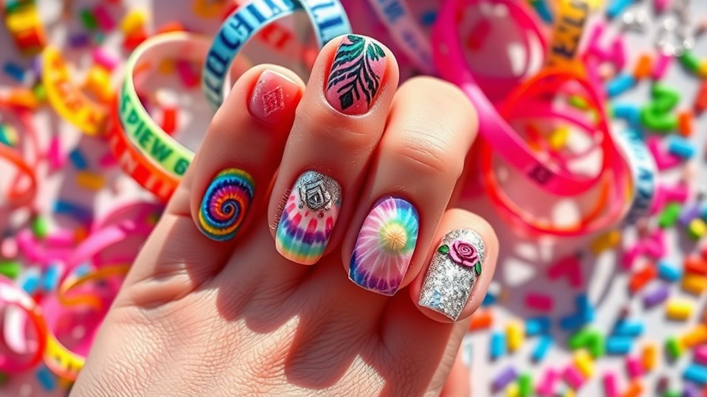 coachella inspired nail art trends