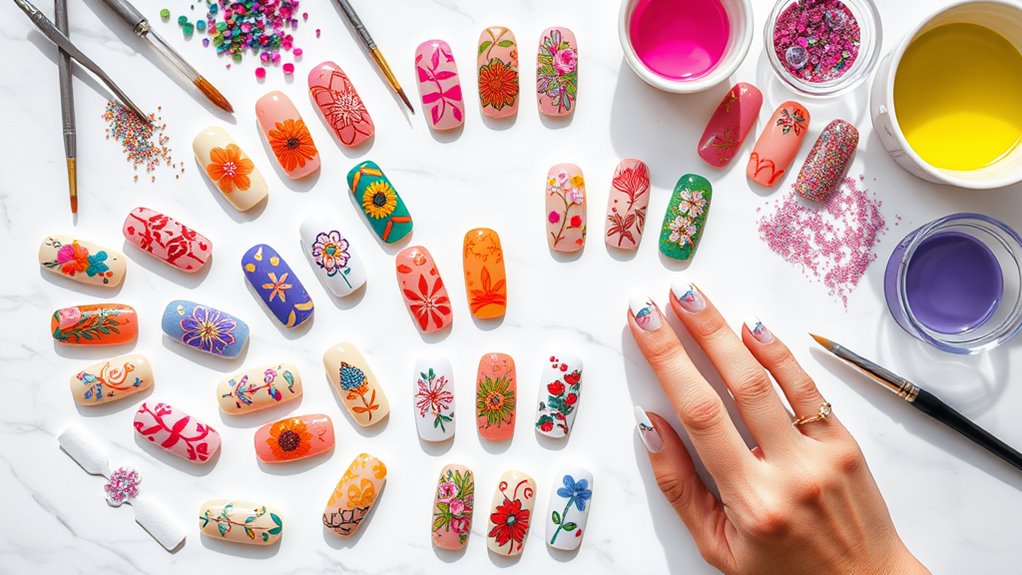 creative soap nail art