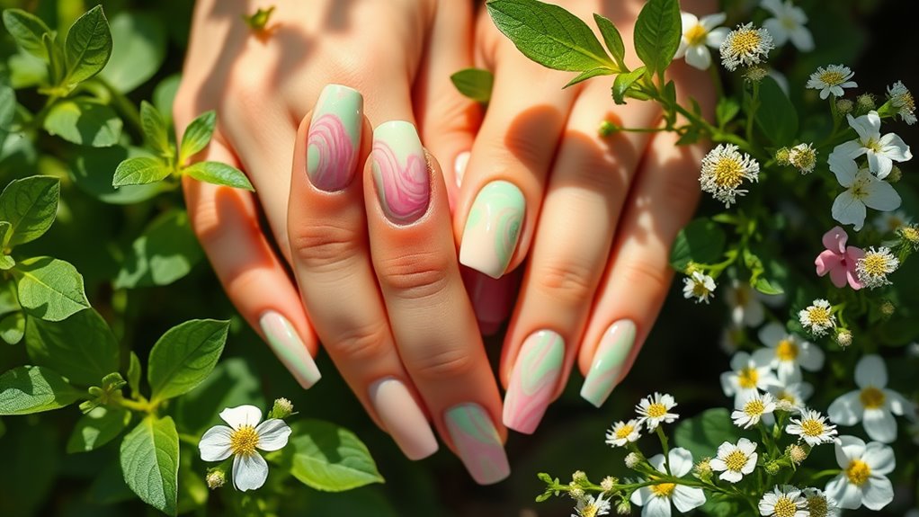 eco friendly soap nail art