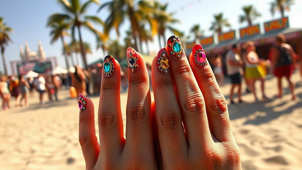 festival proof nail art tips